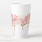 冬の輝く赤 カフェラテマグ (正面)