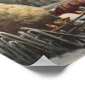 冬の農園 – GHジュリーファインアートポスター ポスター (角)