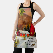 冬の農場 エプロン (インサイチュ)