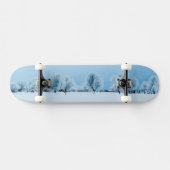 冬の農場 スケートボード (横)