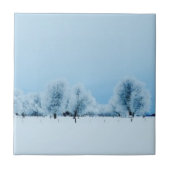 冬の農場 タイル (正面)