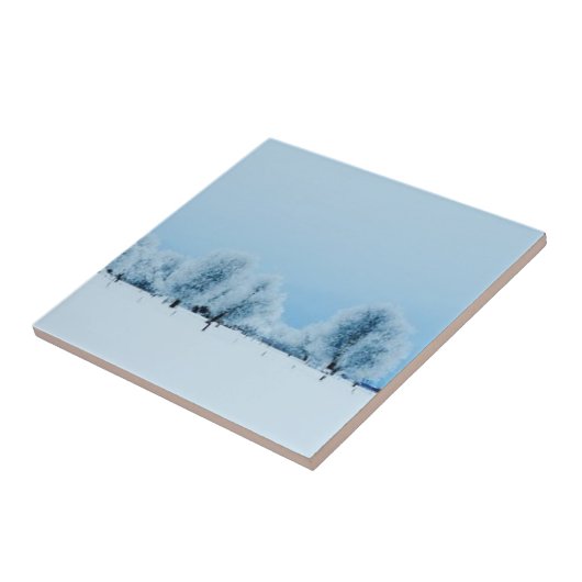 冬の農場 タイル (側面)