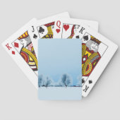 冬の農場 トランプ (裏面)