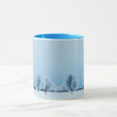 冬の農場 マグカップ (中央)