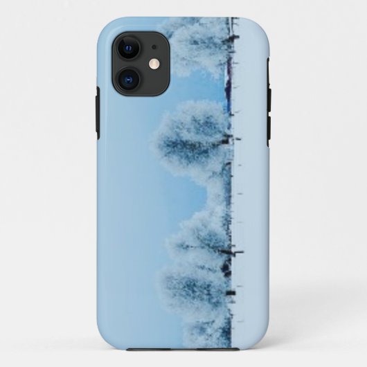 冬の農場 Case-Mate iPhoneケース (裏面)