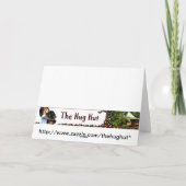 冬の農家、メリークリスマス シーズンカード (裏面)