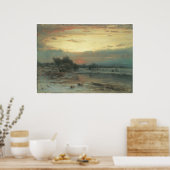 冬の近く（冬の空）, 1866 ポスター (キッチン)