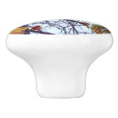 冬の迷彩柄カモフラージュ絵画ズ セラミックノブ (側面)