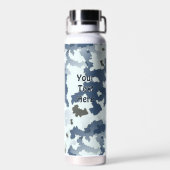 冬の迷彩 ウォーターボトル (背面)