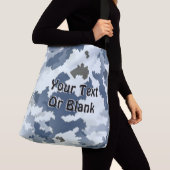 冬の迷彩 クロスボディバッグ (クローズアップ)