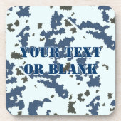 冬の迷彩 コースター (正面)