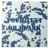 冬の迷彩 タイル (正面)