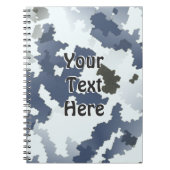 冬の迷彩 ノートブック (正面)