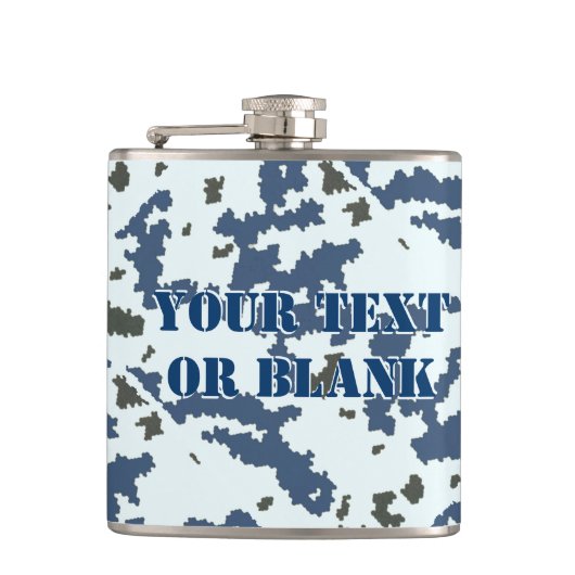 冬の迷彩 フラスク (正面)