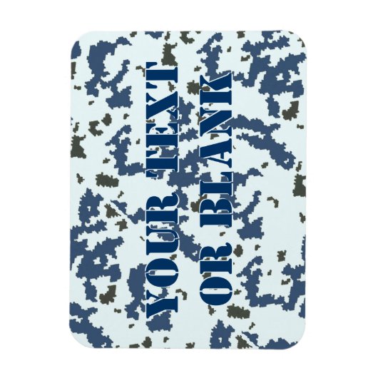 冬の迷彩 マグネット (縦)