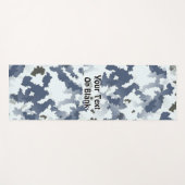 冬の迷彩 ヨガマット (正面(横))