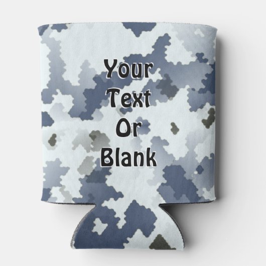 冬の迷彩 缶クーラー (裏面)