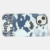 冬の迷彩 iPhoneケース (裏面横)