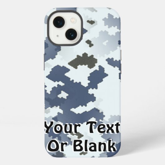 冬の迷彩 iPhoneケース (裏面)