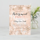 冬の退職パーティーバラ金ゴールド 招待状 (スタンド正面)