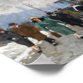 冬の通り | ポール・フィッシャー ポスター (角)