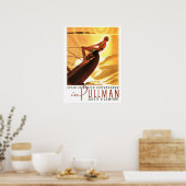 冬の遊び場ヴィンテージ旅行へのクルーズスピード ポスター (キッチン)