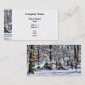 冬の遊び場 名刺 (正面/裏面)