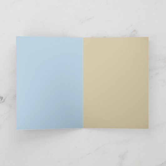 冬の道の写真撮影の挨拶状 カード (内部)