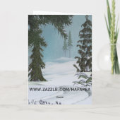 冬の道カード シーズンカード (裏面)