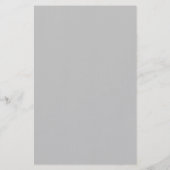 冬の道パーソナライズされたクリスマス筆記用紙 便箋 (裏面)