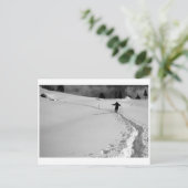 冬の道 ポストカード (スタンド正面)