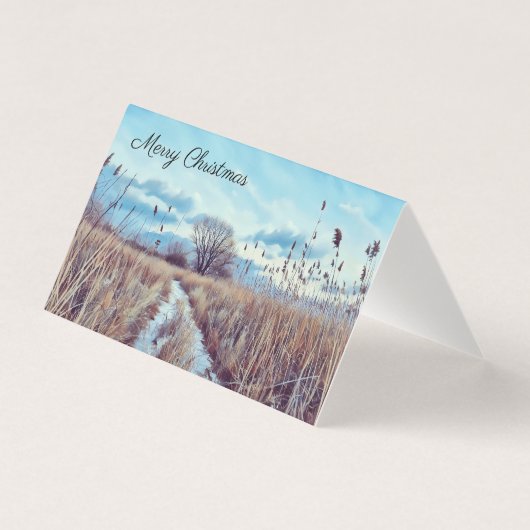 冬の道 – 空白の (正面)