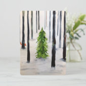 冬の遭遇 サンキューカード (スタンド正面)