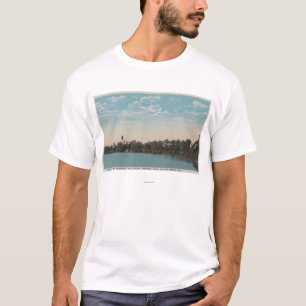 冬の避難所、フロリダ-春の水眺め Tシャツ