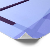 冬の野外風景 ポスター (角)