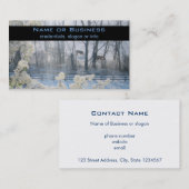 冬の野牛 名刺 (正面/裏面)