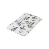 冬の野生動物の森林動物 バスマット (アングル)