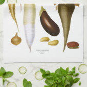 冬の野菜 キッチンタオル (折り畳み)