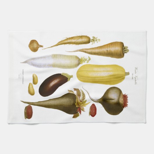 冬の野菜 キッチンタオル (横)