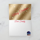 冬の金ゴールド カード (内部)