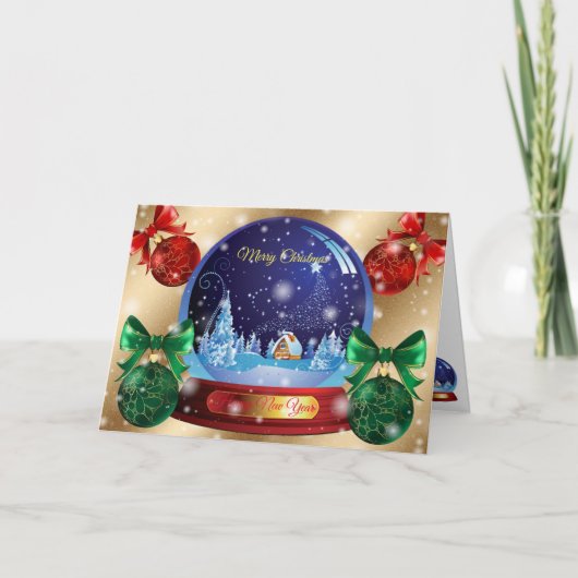 冬の金ゴールド カード (正面)