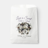 冬の針葉樹のフローラ愛は甘い治療を取る フェイバーバッグ (正面)