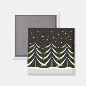 冬の針葉樹 マグネット (正面/裏面)