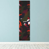 冬の銀河系抽象芸術芸術的ブラシストローク キャンバスプリント (インサイチュ (ウッドフロア))