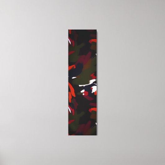 冬の銀河系抽象芸術芸術的ブラシストローク キャンバスプリント (正面)