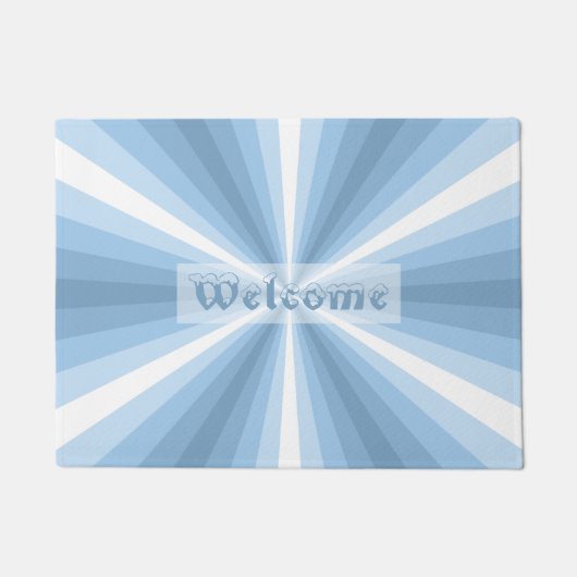 冬の錯覚のフォーマット ドアマット (正面)