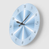 冬の錯覚クロック ラージ壁時計 (傾斜)