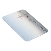 冬の長方形の磁石の雪の風車 マグネット (右側)