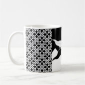 冬の門の民衆バッジのバーロニー コーヒーマグカップ (左)