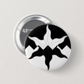 冬の門の民衆バッジのバーロニー 缶バッジ (正面&裏面)